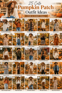 25 Cute Pumpkin Patch Outfit Ideas for a Cozy Fall For Women