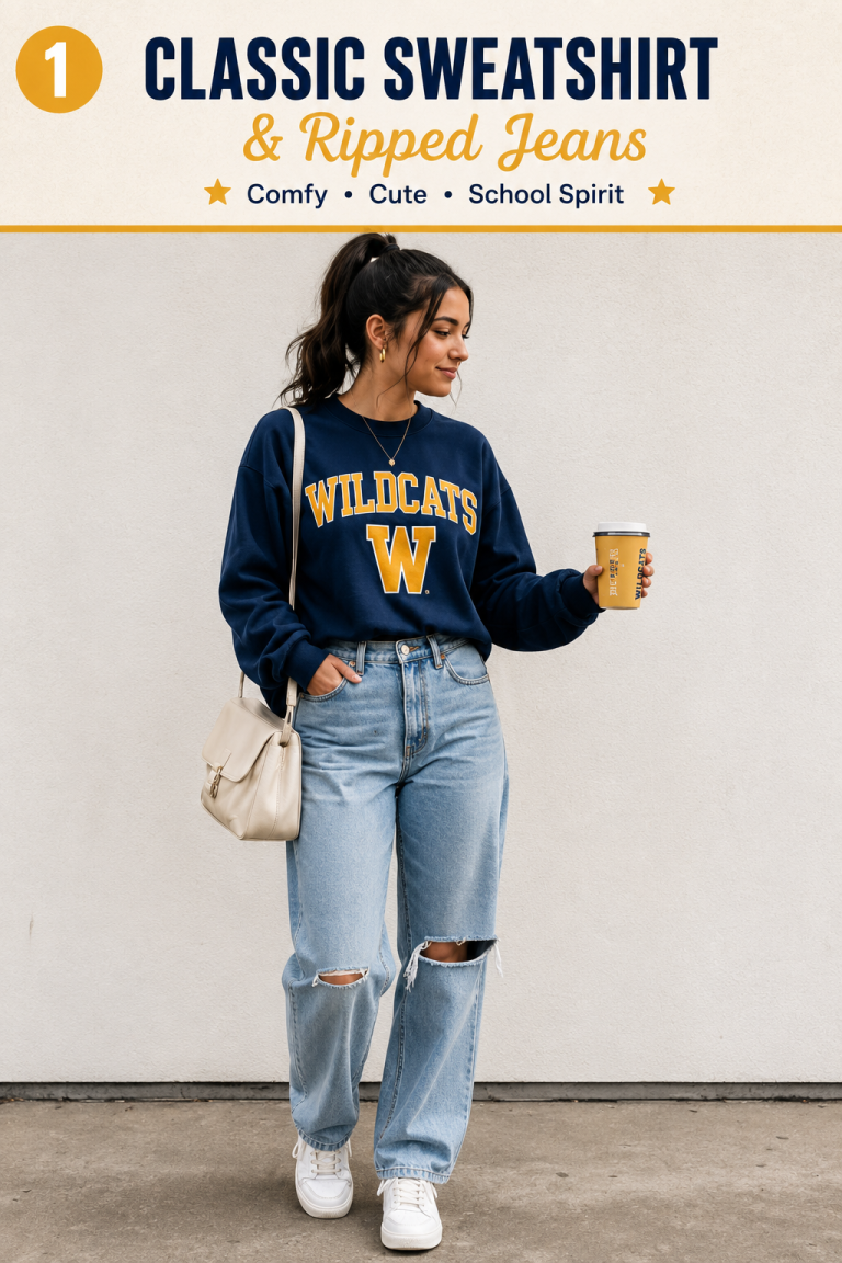 15 School Spirit Jeans Outfit Ideas: Cute & Trendy School Style