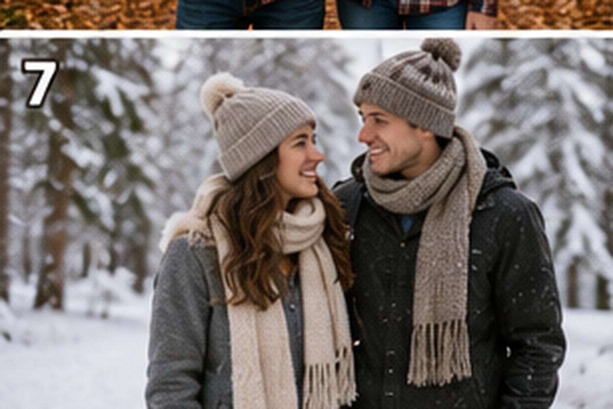Senior picture idea 7 - cozy sweaters in the snow